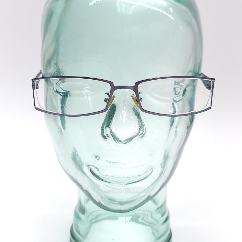ABBA Eyeglass Frames ONLY AB 8031‎ C36 52/18/138 Silver Blue
